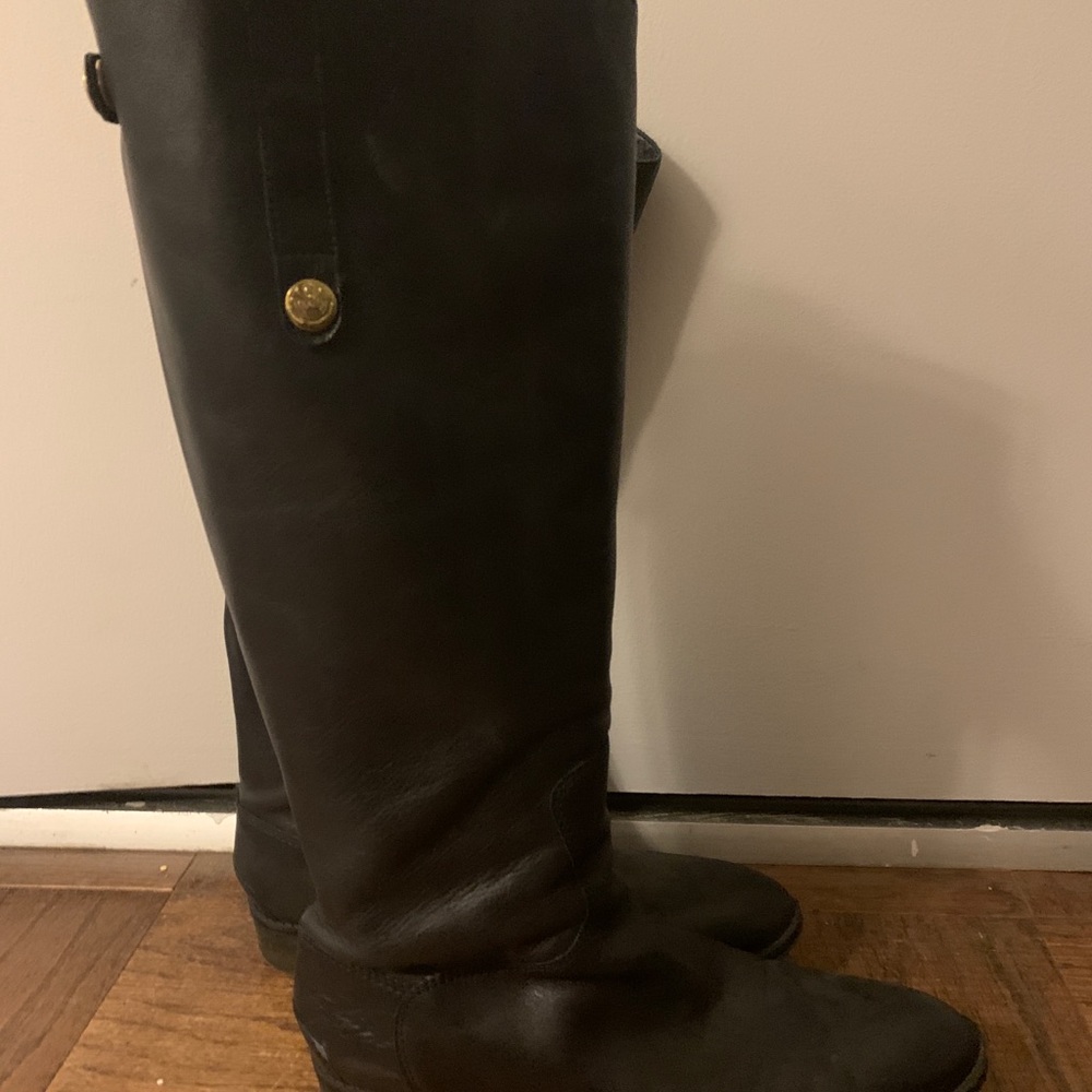 Sam Edelman Black Penny Riding Boot - Picture 2 of 4